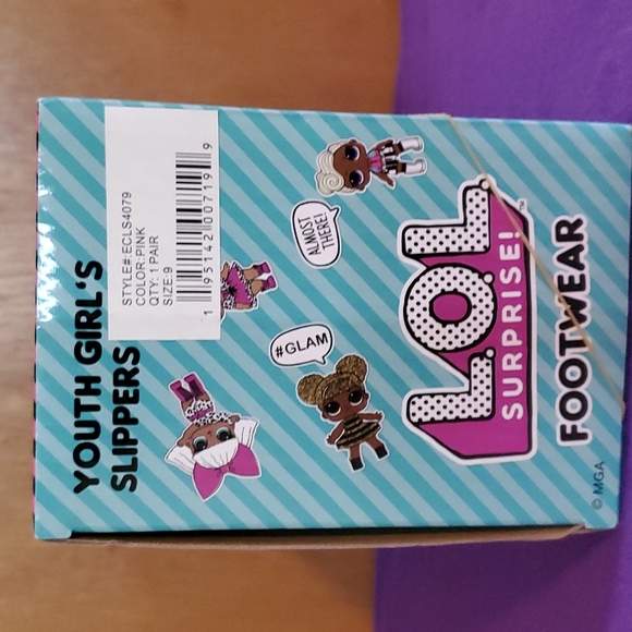 Girls Pink LOL Surprise Slippers - Picture 5 of 5